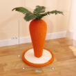 Picture of Whimsical Carrot Sisal Cat Scratching Post
