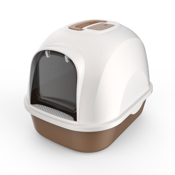 Picture of PurrSerene Fully Enclosed Hooded Cat Litter Box with Odor Control Filter
