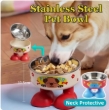 Picture of Pawsome Boots Elevated Anti-Slip Stainless Steel Pet Bowl