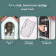 Picture of All-Weather Eco Plastic Outdoor Dog House Kennel (Medium)