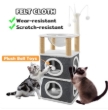 Picture of 2-Story Luxury Villa Cat Tree & Scratching Post (112 cm)