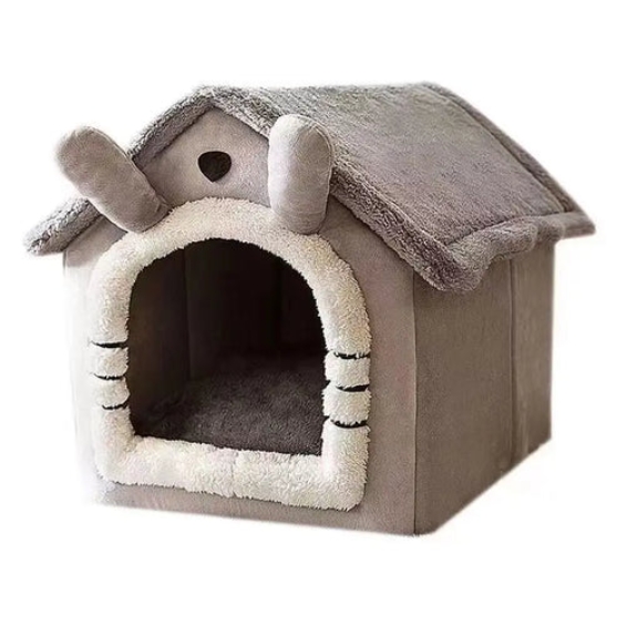 Picture of Cozy Bunny-Ears Foldable Indoor Pet House & Cave Bed – (Size L)