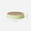 Picture of Round Corrugated Cardboard Cat Scratcher Lounge Bowl Bed (37cm, Pastel Green)