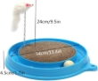 Picture of 3-in-1 Interactive Cat Scratcher Toy with Ball Track & Spring Mouse