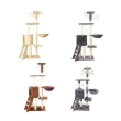 Picture of Whiskers & Claws 7-Level Deluxe Cat Activity Tower with Condo & Hammock (138cm)