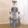 Picture of Feandrea 142cm Multi-Tier Plush Cat Tree Tower with Hammock