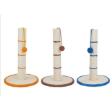 Picture of Cat Scratching Post with Hanging Toy Ball  Orange