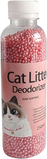 Picture of Rose Scented Cat Litter Deodorizer Beads (250ml)