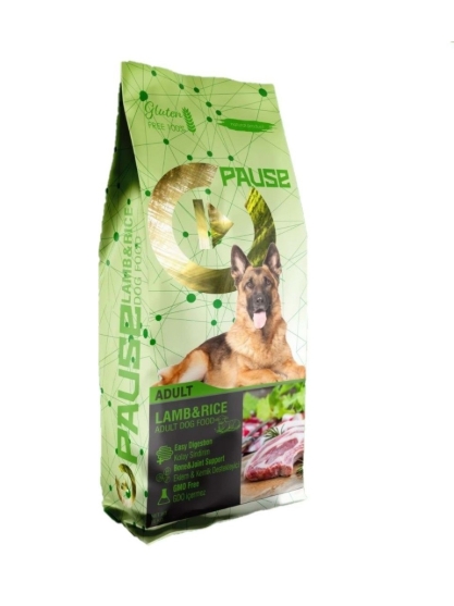 Picture of Pause Adult Dry Dog Food - Premium Lamb & Rice Formula (15 kg)
