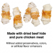 Picture of Vitakraft Delicious Chews Chew Knots with Chicken (Size S - 5 Pieces)