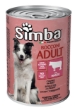 Picture of Monge Simba Bocconi Adult Wet Dog Food Chunks with Beef - 1230g (12/Pack)
