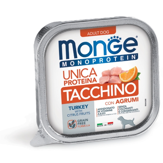 Picture of Monge Monoprotein Patè Turkey with Citrus Fruits  150gr(12/Pack)