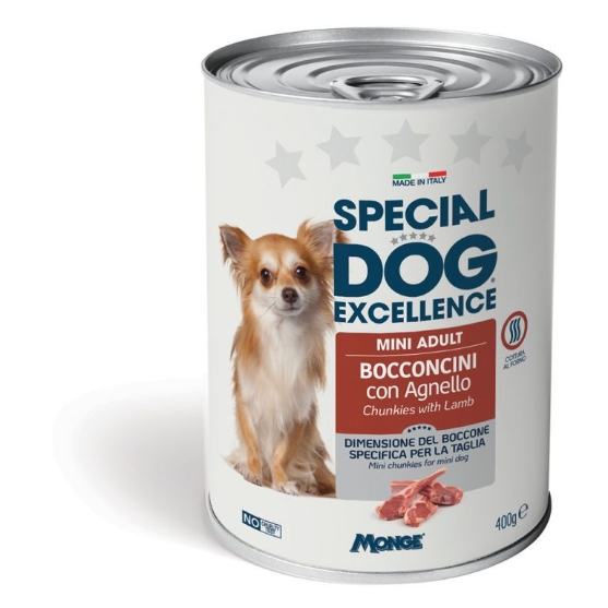 Picture of Special Dog Excellence Adult Mini Chunkies with Lamb 400g (12/Pack)