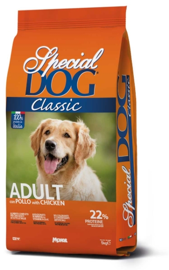 Picture of MONGE Special Dog Classic Kibbles Adult All Breeds with Chicken 5 kg