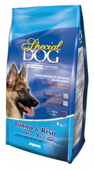 Picture of Monge Special Dog Kibbles Speciality Tuna and Rice 4 kg