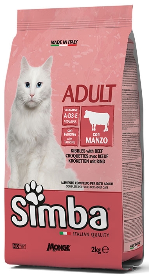 Picture of Simba Adult Cat kibbles with Beef 20 kg