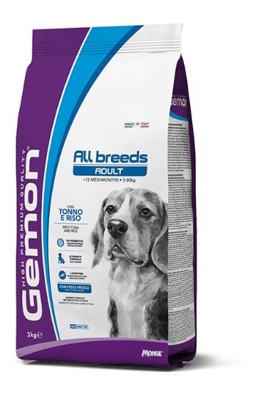 Picture of Gemon All Breeds Adult with Tuna and Rice 20kg