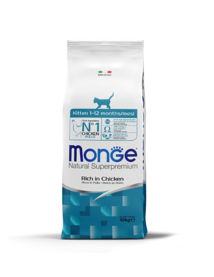 Picture of Monge Natural Superpremium Kitten - Rich in Chicken (10 kg Bag)