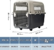 Picture of 450D  Airline Approved Hard-Sided Pet Travel Carrier with Removable Wheels (M)
