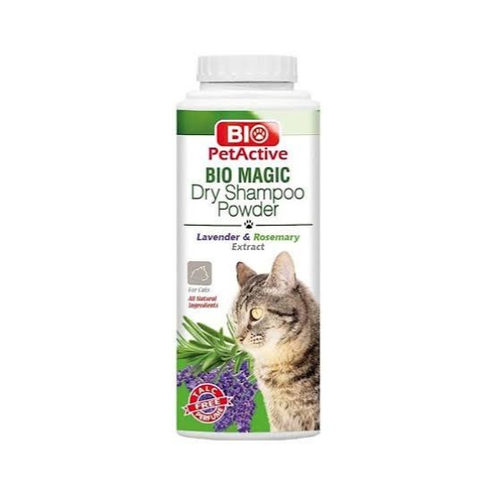 Picture of Bio PetActive Bio Magic Dry Shampoo Powder for Cats (Lavender & Rosemary)