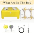 Picture of 3-in-1 Cheese Box Interactive Electronic Cat Toy — Whack-A-Mole, Rotating Feather Teaser, & Smart Motion Pet Toy