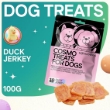 Picture of CosmoDog Duck Jerky Dog Treats 100g, E-Protein, Hypoallergenic