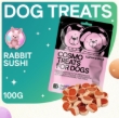 Picture of CosmoDog Rabbit Sushi Dog Treats 100g, E-Protein, Hypoallergenic