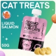 Picture of CosmoCat Salmon Cream Cat Treats 50g, E-Protein, Hypoallergenic