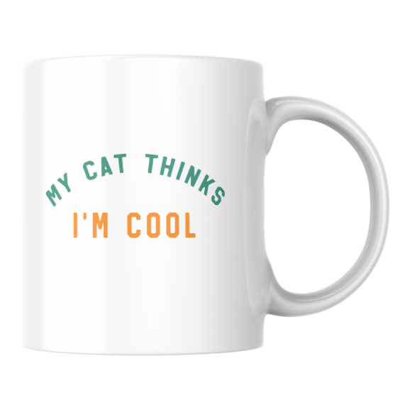 Picture of Tabanni   MY  Cat  Thinks  I'm Cool  Mug
