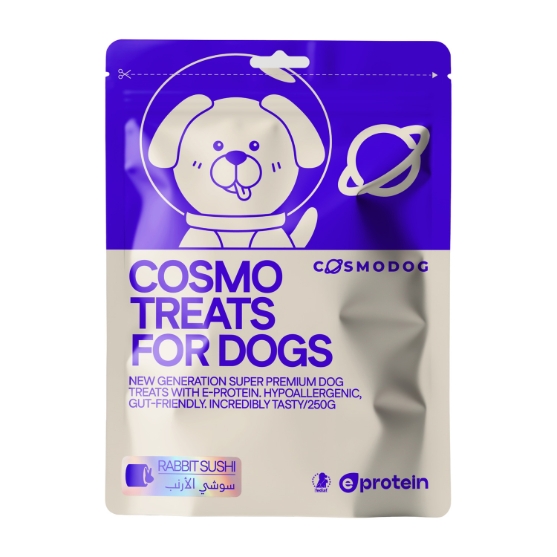Picture of CosmoDog Rabbit Sushi Dog Treats 250g, E-Protein, Hypoallergenic
