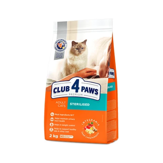 Picture of Club 4 Paws Premium Sterilised Adult Cat Dry Food - 2kg