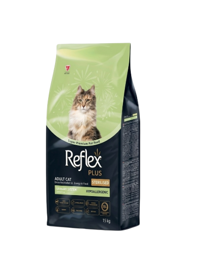 Picture of Reflex Plus Sterilised Adult Cat Food with Chicken 15kg