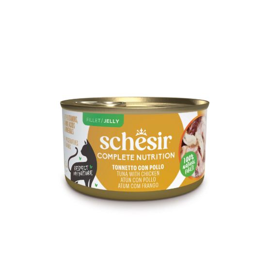 Picture of Schesir Complete Nutrition Tuna with Chicken Fillet in Jelly   85g (3/ Pack)