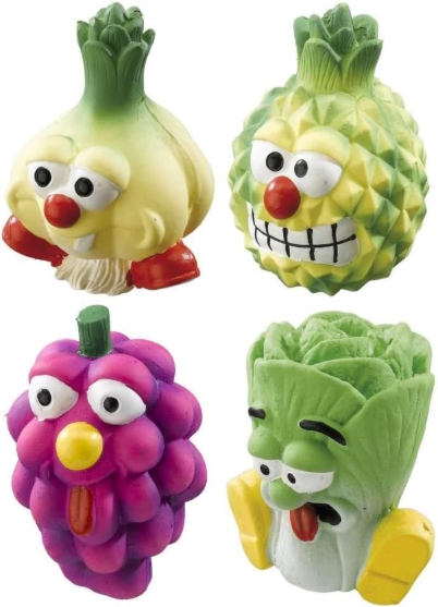 Picture of Ferplast PA 5548 Latex Fruits and Vegetables Squeaky Dog Toy