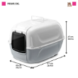 Picture of Ferplast Prima XXL Covered Cat Litter Tray