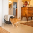 Picture of Ferplast Bill Hooded Cat Litter Box – Covered Outdoor & Indoor Cat Toilet