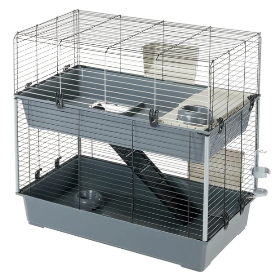 Picture of Ferplast Rabbit 100 Double Two-Floor Small Animal Cage