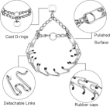 Picture of Ferplast Chrome  CA6000 Metal Dog Training Collar with Rubber Tips