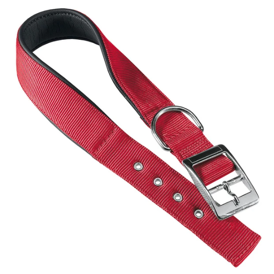Picture of ferplast Daytona Padded Nylon Dog Collar (C25/53)  RED