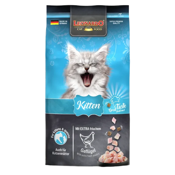 Picture of LEONARDO Kitten Premium Dry Cat Food (1.8 kg)