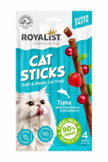 Picture of oyalist Premium Cat Sticks   Tuna with Cranberry & Strawberry  4 Sticks
