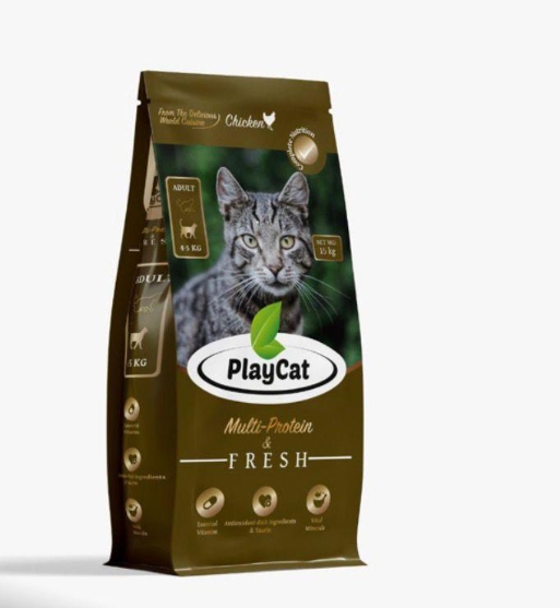 Picture of Play Cat Dry Cat Food - Adult chicken