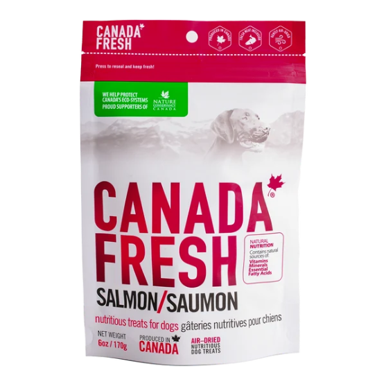 Picture of Canada Fresh Air-Dried Salmon Dog Treats  170g