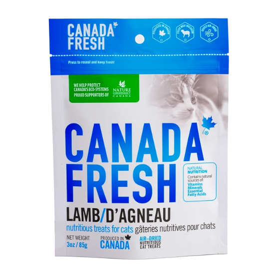 Picture of PetKind Canada Fresh Air-Dried Lamb Nutritious Cat Treats (3oz / 85g)