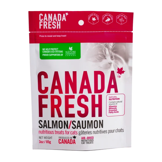 Picture of Canada Fresh Air-Dried Salmon Nutritious Cat Treats, 3 oz / 85 g