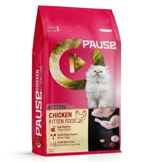 Picture of PAUSE Premium Chicken Dry Kitten Food 15 kg