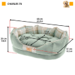 Picture of CHARLES 70 BEDDING BROWN