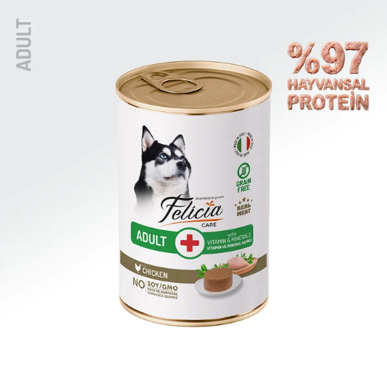 Picture of Felicia Adult Chicken Paté Canned Dog Food 400g (12/Pack)